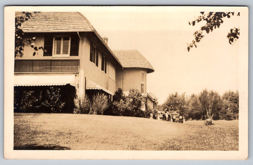 Rppc c1910s spade house - rppc,
