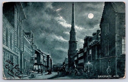 Antique scotland postcard ayr - postcard,